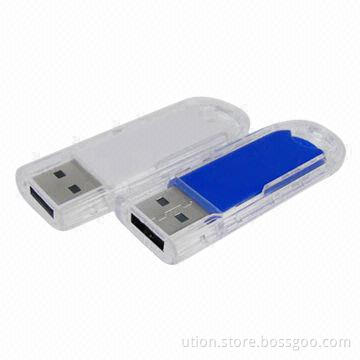 Plastic USB flash drive with bootable function and 5 to 90% RH humidity range, free sample